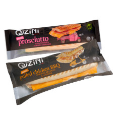 Qizini panini prosciutto of pulled chicken BBQ